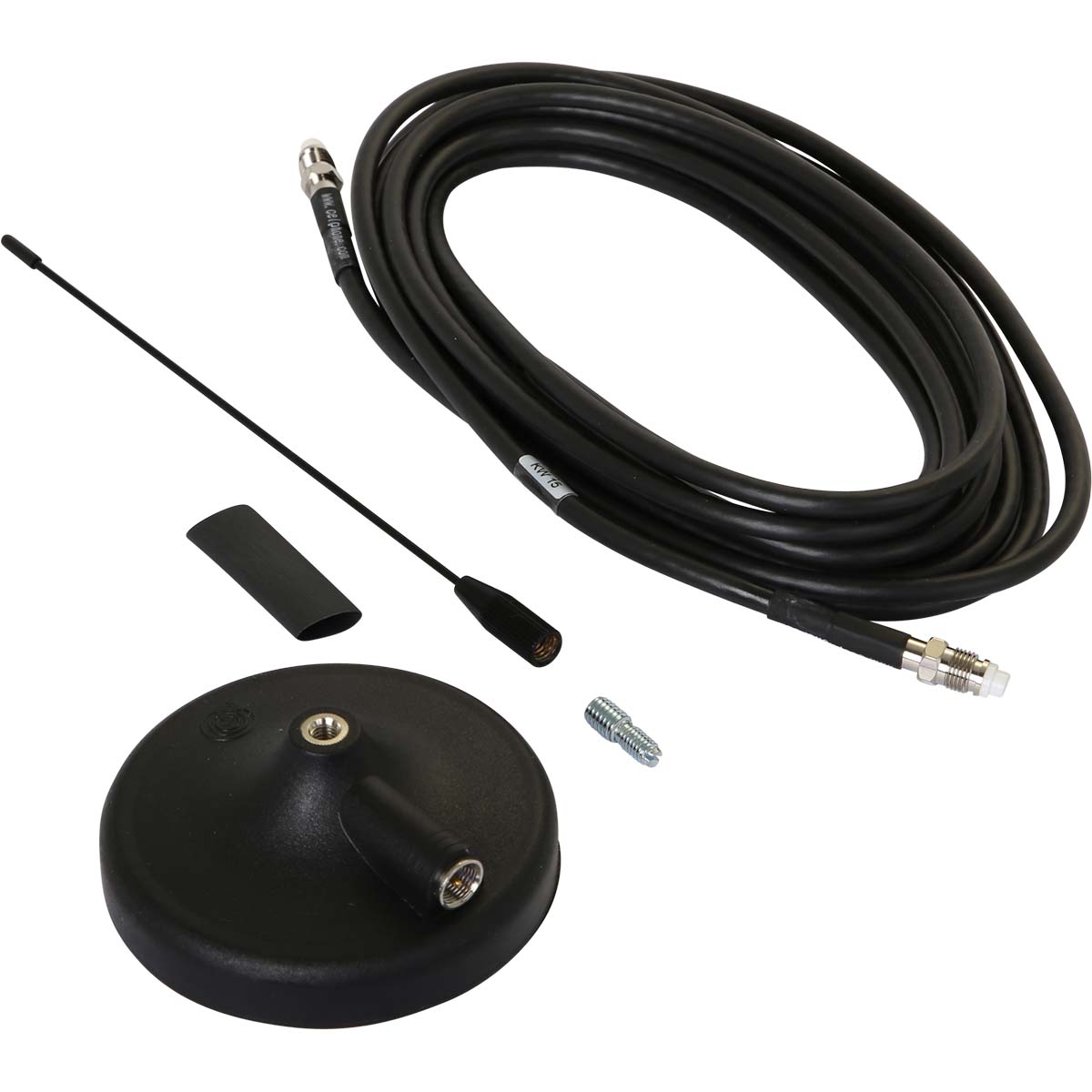 Magnethaft-Antenne m. Kabel, 410-470MHz, Minicrimp, und Adapter, 4m