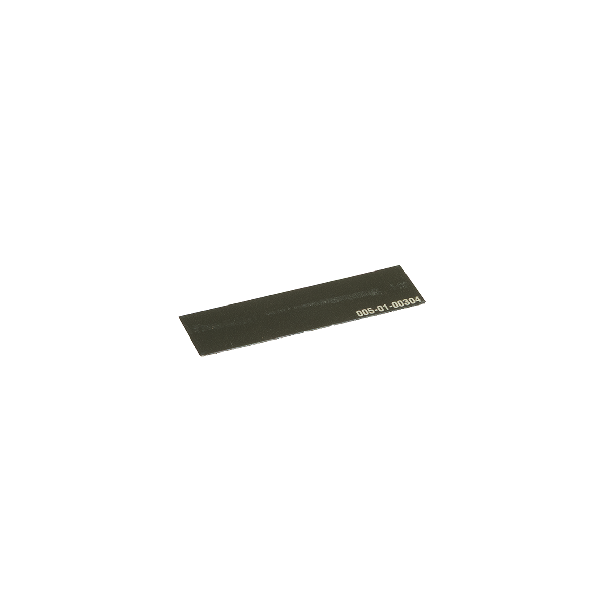 Kunststoff-Klebeschild (schwarze Fläche)