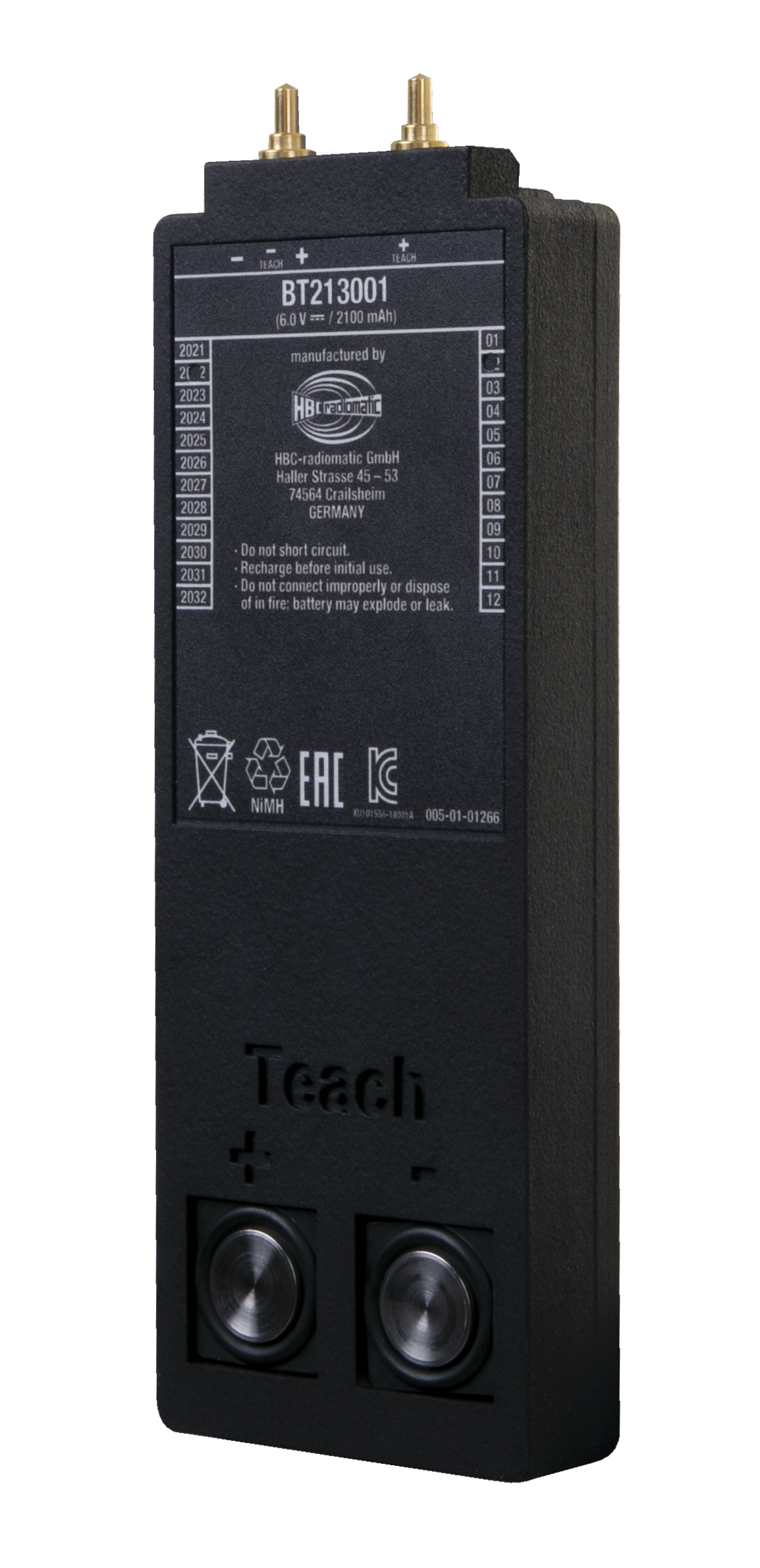 Akku Teach-In, schwarz