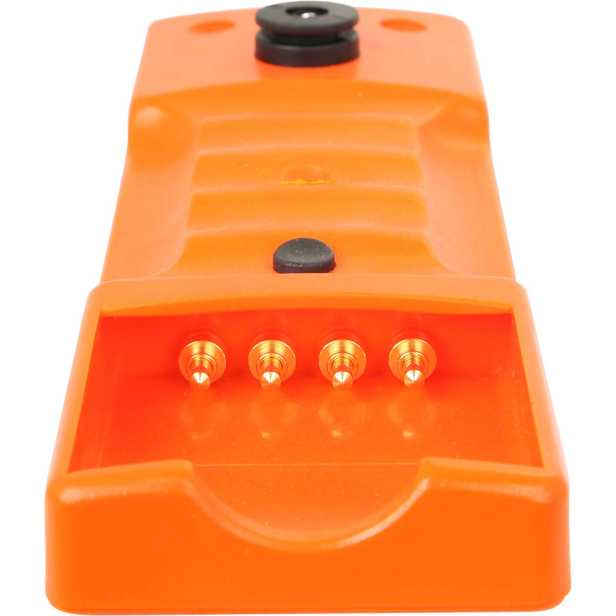 Sendergehäuse Unterteil micron 4, 5, orange, für BA209___, mit Gürtel- clip, ohne IR-Fenster