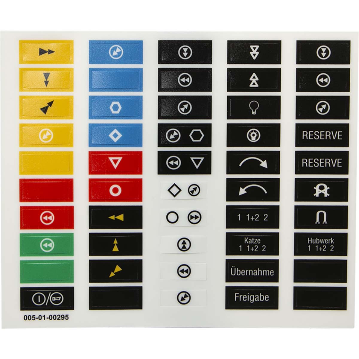 Kunststoff-Klebeschilder für micron 3/5 Kunststoff-Klebeschilder für micron 3/5